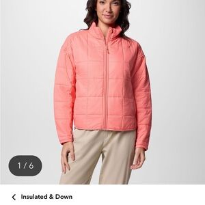 Columbia Women's Pink Puffer Jacket